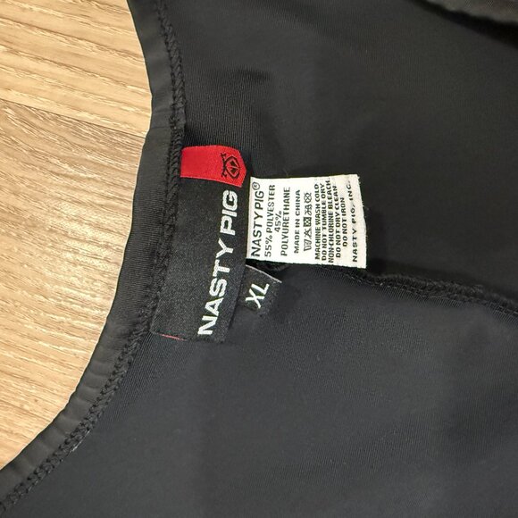 Nasty Pig Contrast Rubber Singlet Red - Picture 4 of 7